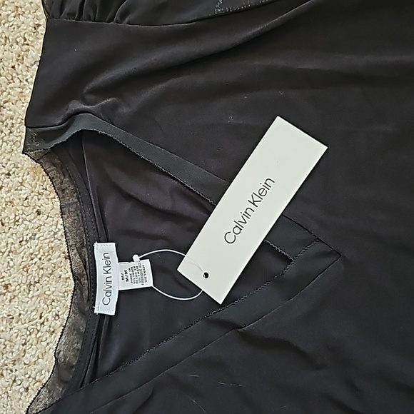 NWOT Calvin Klein black top sz M - Picture 8 of 13